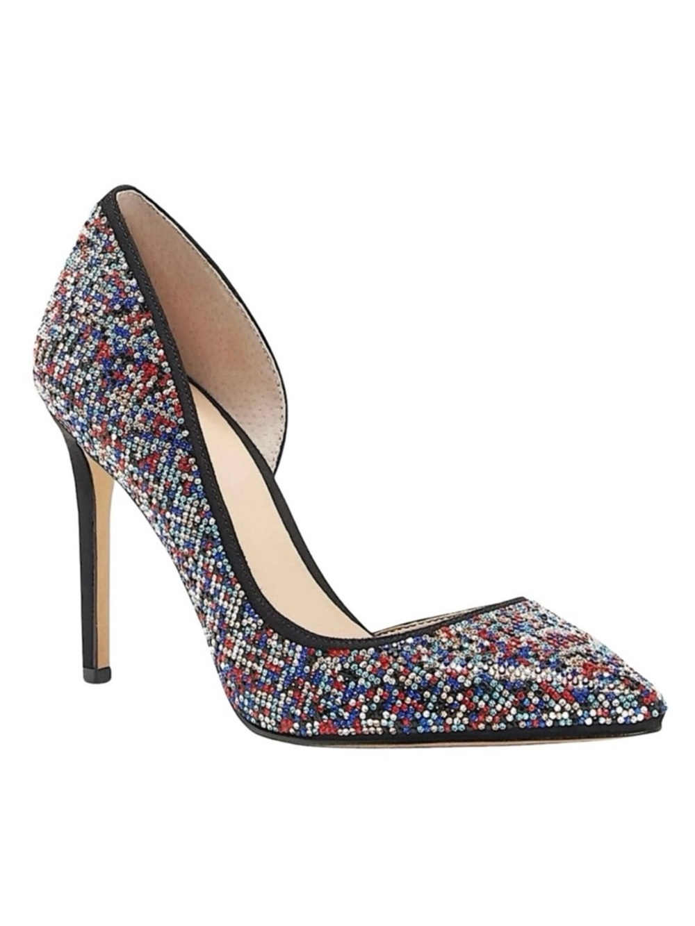 I.N.C. International Concepts 8.5 Multi Pixel Kenjay Rhinestone Pumps